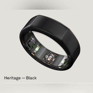 OURA Gen 3 Heritage Black Ring US7 & Charger
